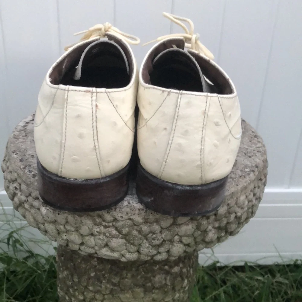 Stacy Adams Men’s Ivory Dress Up Shoes Size : 12M - Picture 9 of 13